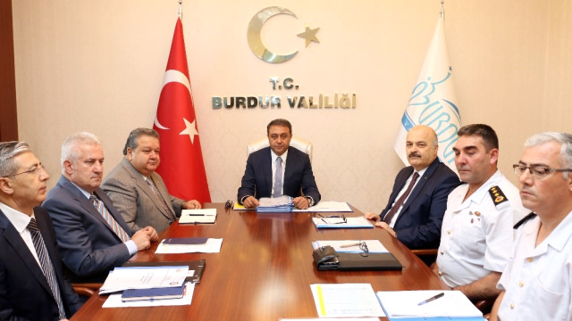 Burdur’da Seçim Güvenliği Toplantısı