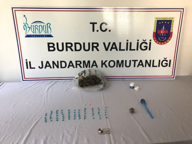 Burdur’da Uyuşturucu Operasyonları