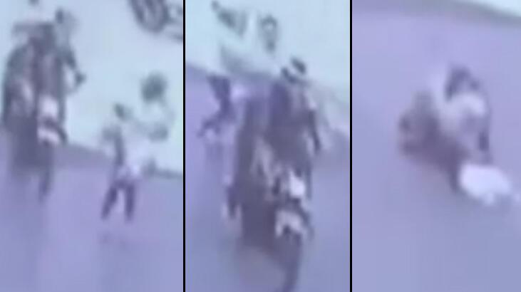 Kadına çarptı, arkasına bile bakmadan kaçtı