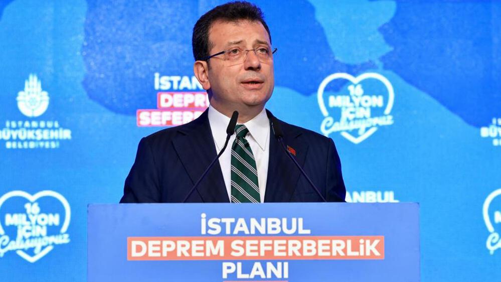 İmamoğlu, İstanbul Deprem Seferberlik Planı’nı açıkladı