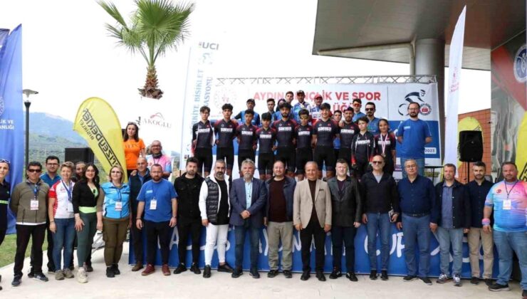 Pedallar şampiyonluk için Tralleis Antik Kenti’nde atıldı