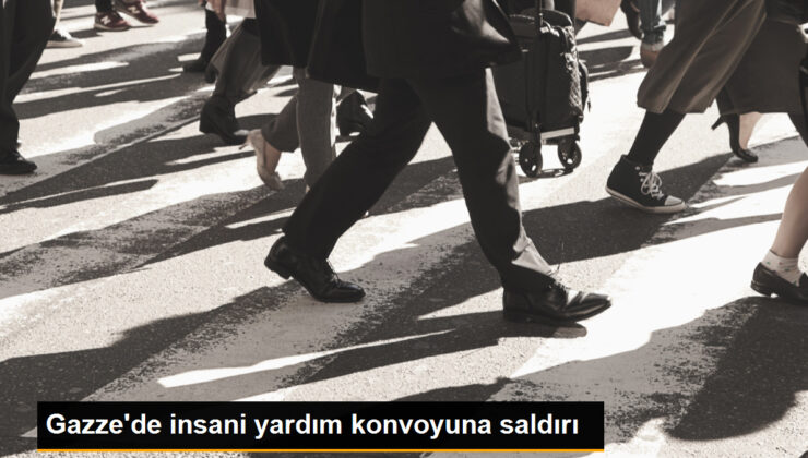 Gazze’de İnsani Yardım Konvoyuna Hücum: 1 Yaralı, 2 Kamyon Hasar Gördü