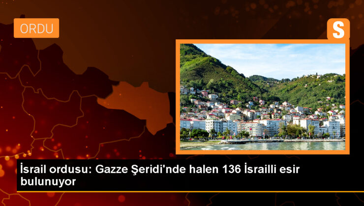 İsrail Ordu Sözcüsü: Gazze’de 136 İsrailli esir bulunuyor