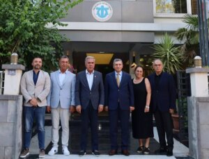 Antalya Valisi Hulusi Şahin, İMEAK Deniz Ticaret Odası Antalya Şubesini ziyaret etti