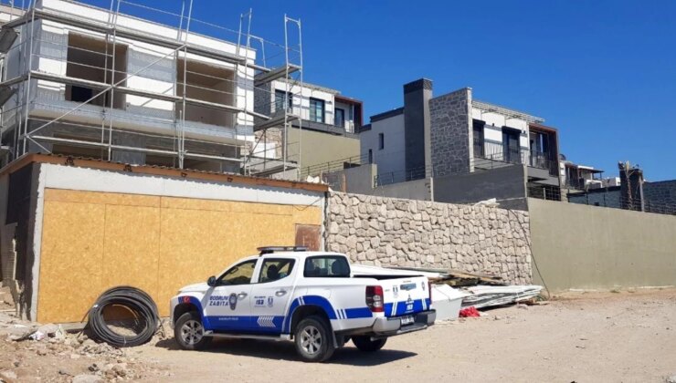 Bodrum’da inşaat yasağına uymayan firmalara cezai süreç