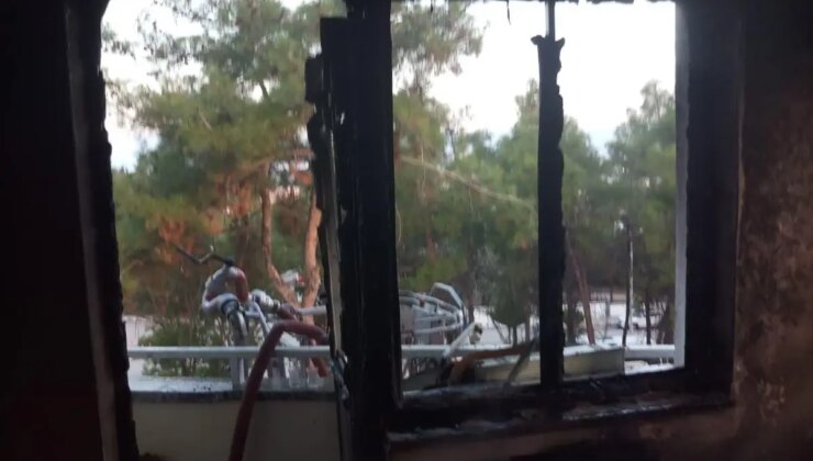 Burdur’da meskende çıkan yangın söndürüldü