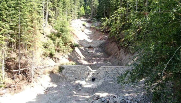 Kastamonu’da Havzalarda Yapılan Tersip Bentleri Sel Baskınlarını Azaltacak