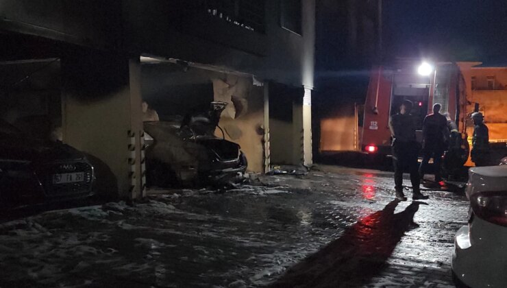 Zonguldak’ta Otoparkta Araba Yangını: Kundaklama Kuşkusuyla İnceleme Başlatıldı