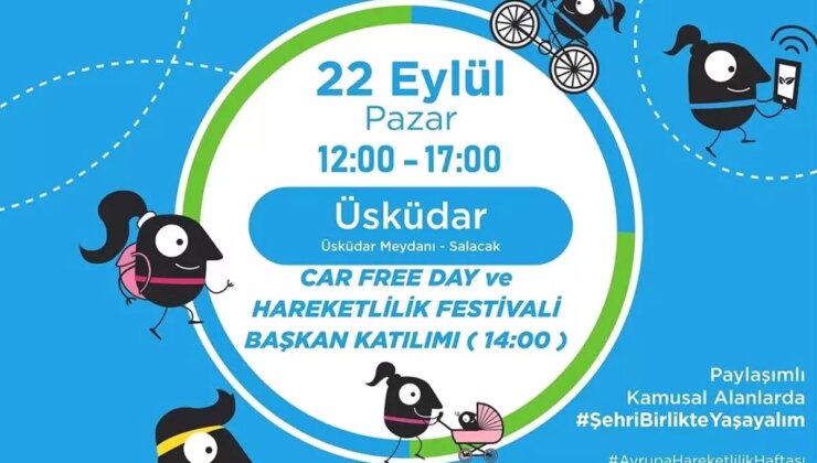 Avrupa Hareketlilik Haftası Finali Üsküdar’da Gerçekleşecek