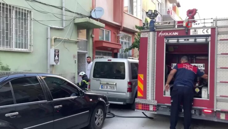 Burdur’da çamaşır makinesinden çıkan yangın söndürüldü