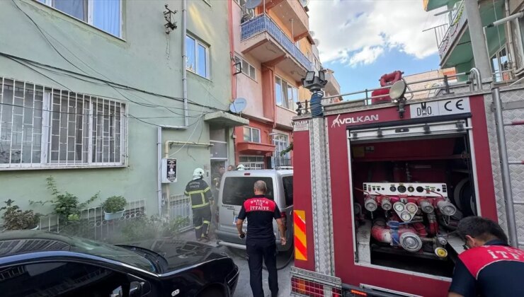 Burdur’da çamaşır makinesinden çıkan yangın söndürüldü