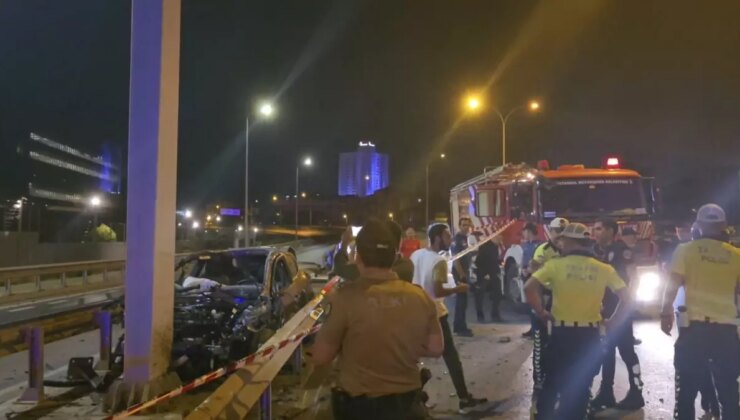 Pendik’te Direksiyon Hakimiyetini Kaybeden Şoför Ağır Yaralandı