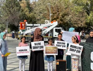 Burdur’da İsrail Taarruzlarına Protesto