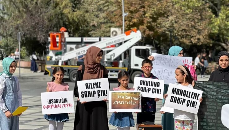Burdur’da İsrail Taarruzlarına Protesto