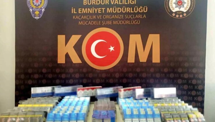 Burdur’da Kaçak Sigara Operasyonu: 4 Kuşkulu Gözaltında