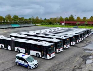Samsun’da Yeni Otobüsler Hizmete Girdi