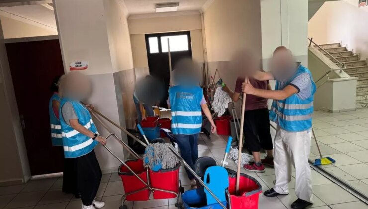 Mahkumlardan Okullara Paklık Takviyesi