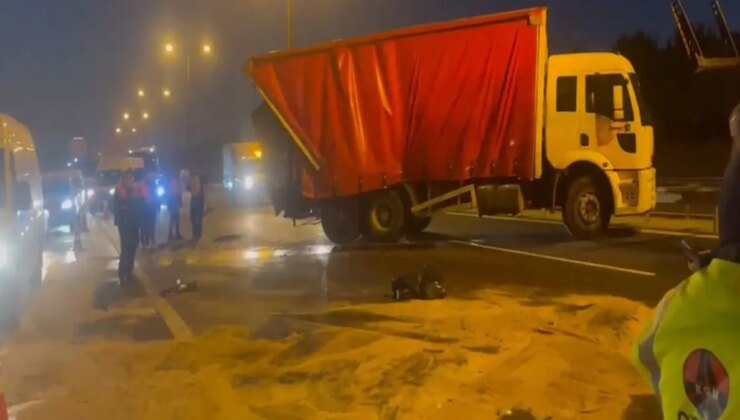 TEM Otoyolu’nda kaza! Edirne tarafında tüm şeritler kapatıldı