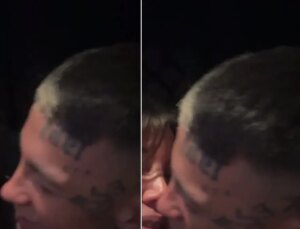 Wanda Nara canlı yayında yeni sevgilisiyle öpüştü