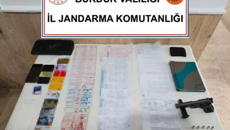 Burdur’da Tefecilik Operasyonunda 1 Tutuklama