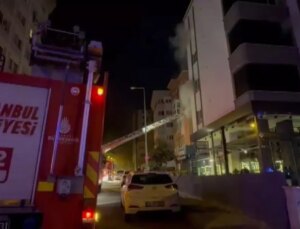 Maltepe’deki Apart Otelde Yangın Çıktı