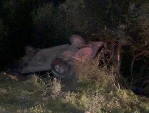 Alkollü Şoför Takla Attı