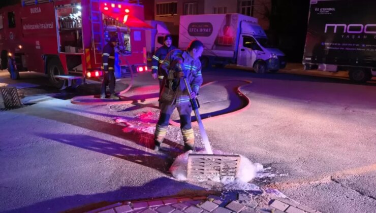 İnegöl’de Gaz Kokusuyla Panik