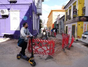 Alsancak’ta Altyapı Çalışmalarına Reaksiyon