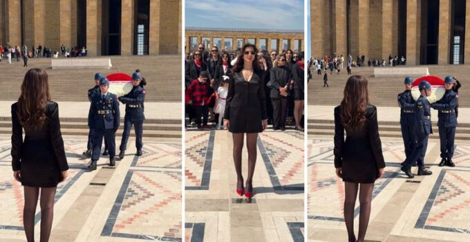 Anaokulu müdiresi ve öğretmenlerin Anıtkabir ziyareti tartışma yarattı