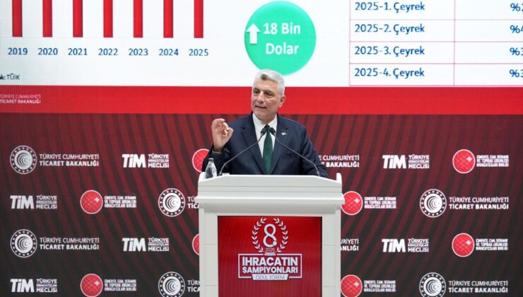 Bakan Bolat Çimento, Cam, Seramik ve Toprak Ürünleri İhracatçıları Birliği Ödül Töreni’nde konuştu Açıklaması