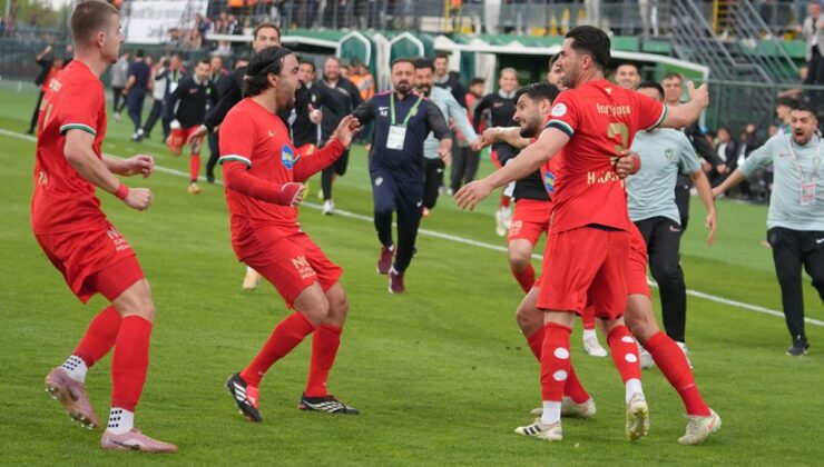 Amedspor Muhteşem Lig’e yükseldi