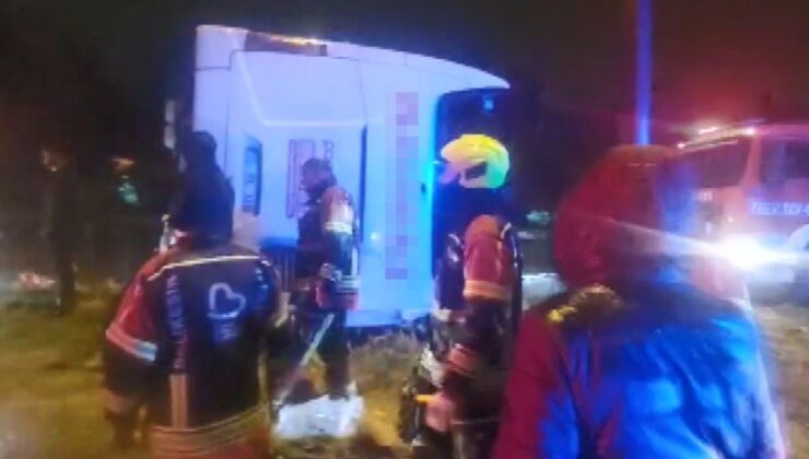 Balıkesir’de yolcu otobüsü devrildi! 3 kişi öldü, 31 kişi yaralandı