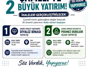 Çameli’de sıhhat ve etrafa iki dev yatırım için ihale süreci başlıyor
