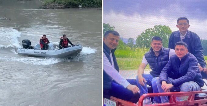 Kelkit Çayı’na düşen 4 gencin kazadan evvelki son fotoğrafları ortaya çıktı