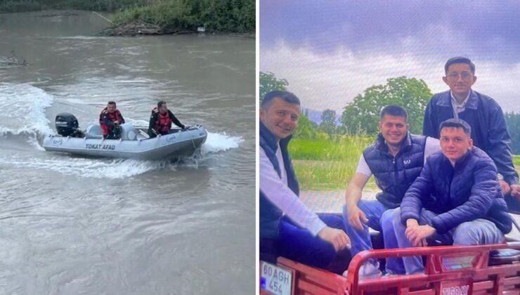 Kelkit Çayı’na düşen 4 gencin kazadan evvelki son fotoğrafları ortaya çıktı