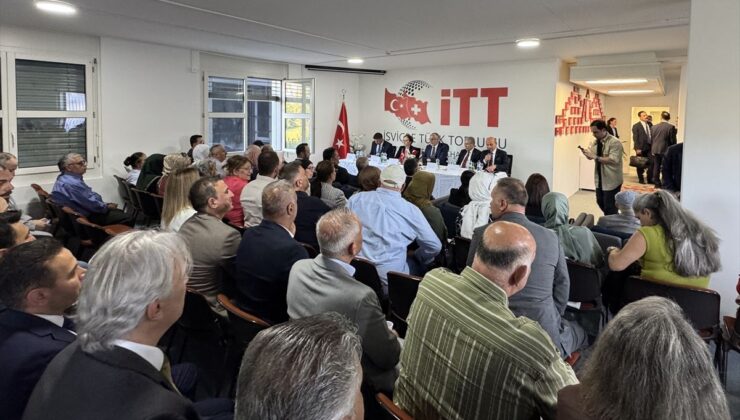 Bakan Işıkhan: İsviçre’deki Türklerle gurur duyuyoruz