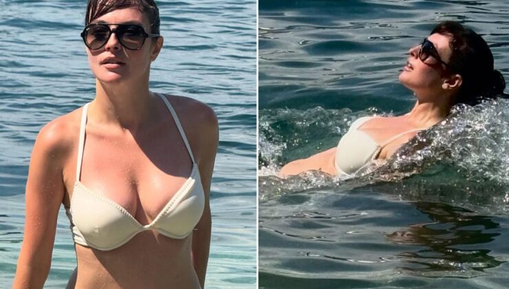 Melis Sezen tatilde! Bikinili pozlarına yorum yağdı