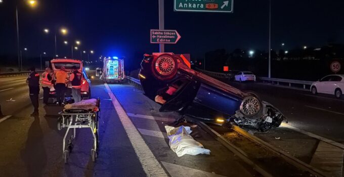 Beykoz’da Trafik Kazası: 1 Meyyit, 2 Yaralı