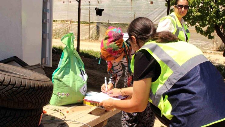 Büyükşehir’den Elmalı’da aşırı yağıştan etkilenen üreticilere dayanak