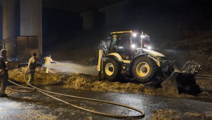 Arnavutköy’de TIR Yangını Denetim Altına Alındı