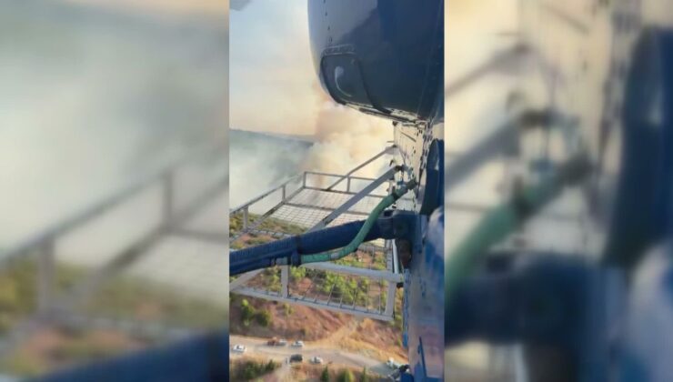 Kula’da Tarım Toprağında Yangın