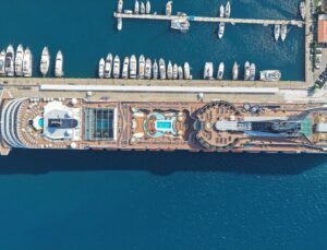 Marmaris’e Kruvaziyerle 4 Bin Turist Geldi